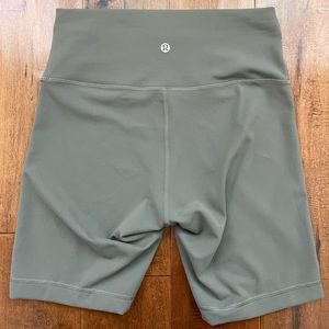 Lululemon Wunder Train High-Rise Short 8” Grey Sage